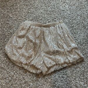 Endless rose sequin bubble shorts